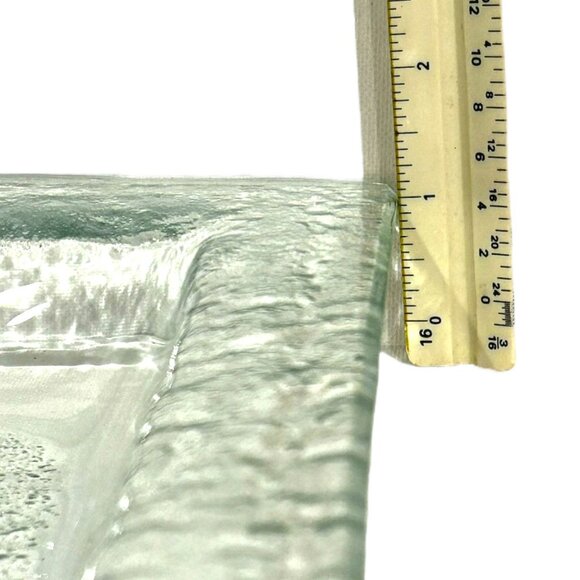 Vintage Elite Art Glass Serving Tray/Dish Signed by E. Jane Midgley 1993 Canada - Picture 9 of 9